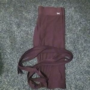 Pink victoria secret yoga pants